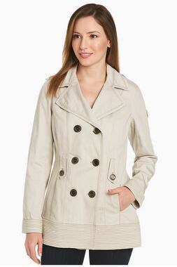 Miss Sixty Trench coat Women's Studded S Button